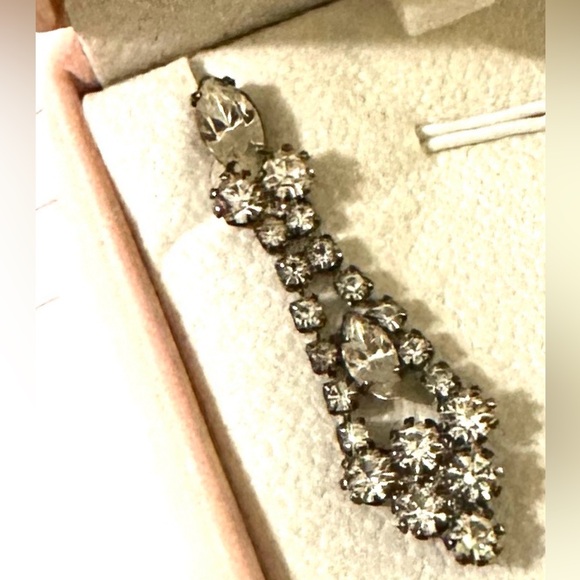 VTG GORGEOUS 60% ✅✅✅DROP!💗Rhinestone Earrings, Rich Glamour, Sparkling, Elegant - Picture 4 of 7